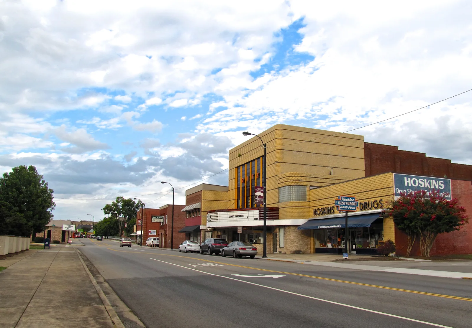 Ritz Theater and historic Main Street, Clinton, Tennessee