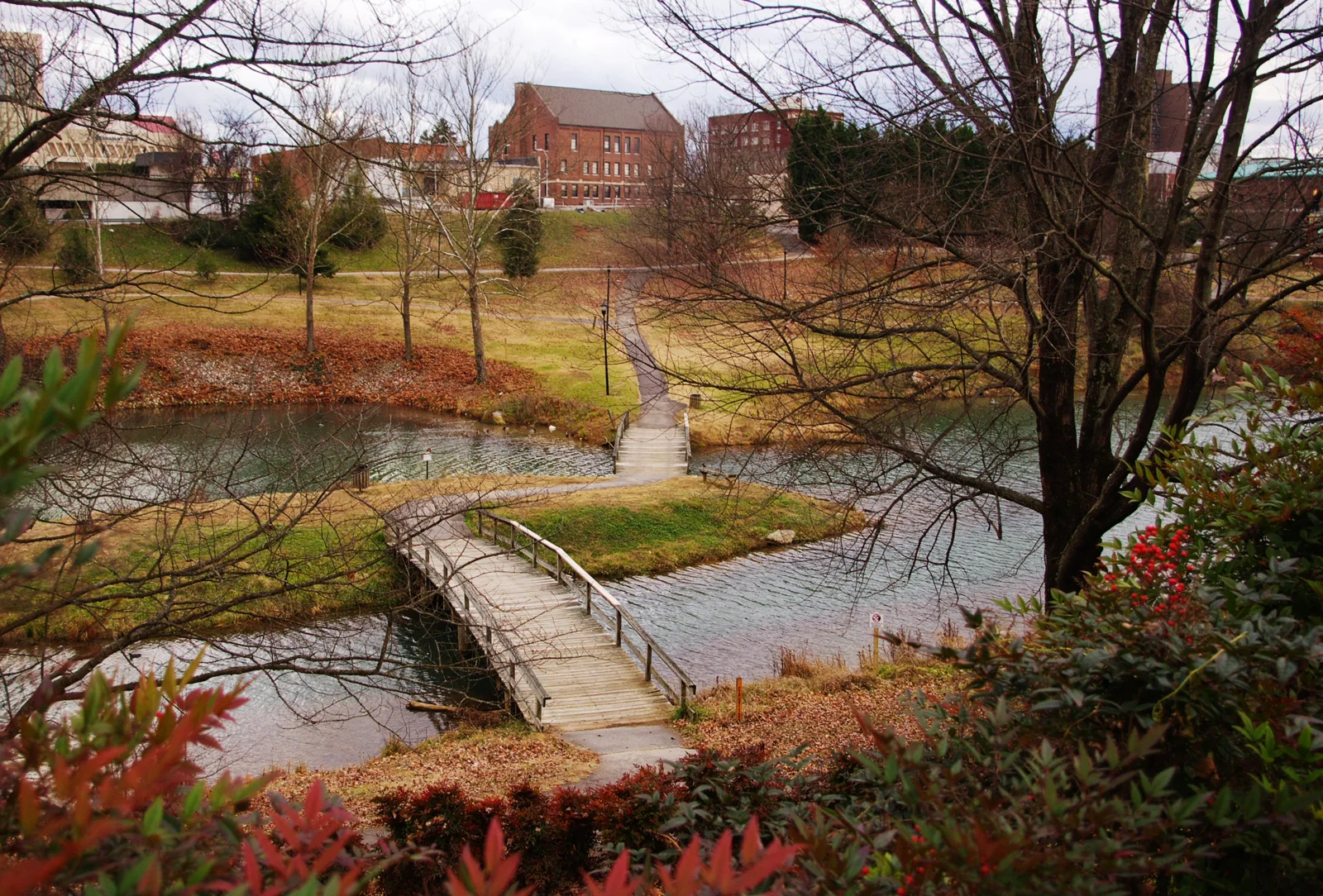 Bridges over Pistol Creek at Greenbelt Park, Maryville, Tennessee